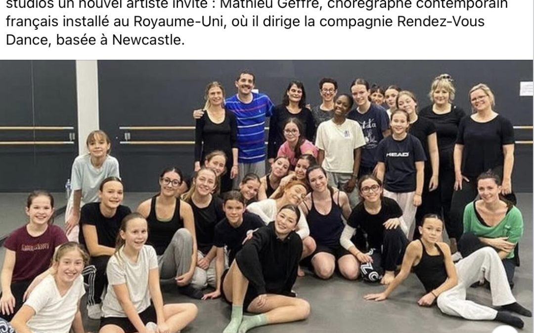 Un week-end de création contemporaine avec le chorégraphe Mathieu Geffré